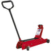 European Style Trolley Jack - 5 Tonne Capacity - 583mm Max Height - Foot Pedal Loops