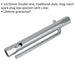 Long Reach Spark Plug Box Spanner - Double Ended - 14mm & 16mm Sockets - L-Bar Loops