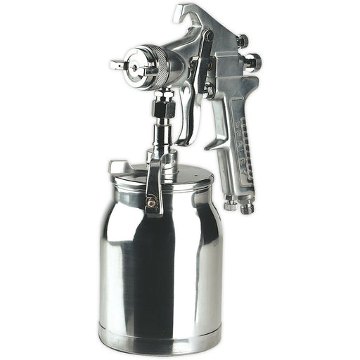 PREMIUM Suction Fed Paint Spray Gun / Airbrush - 1.8mm Nozzle Car Panel Bodywork Loops