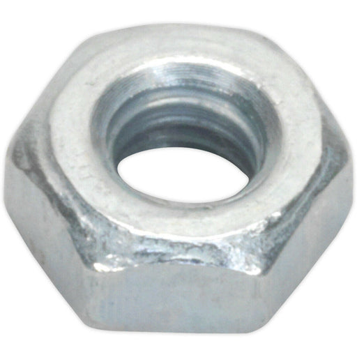 100 PACK - Steel Finished Hex Nut - M3 - 0.5mm Pitch - Manufactured to DIN 934 Loops