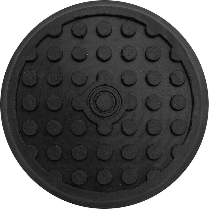 Safety Rubber Jack Pad - Type B Design - 94mm Circle - Fits Over Jack Saddle Loops