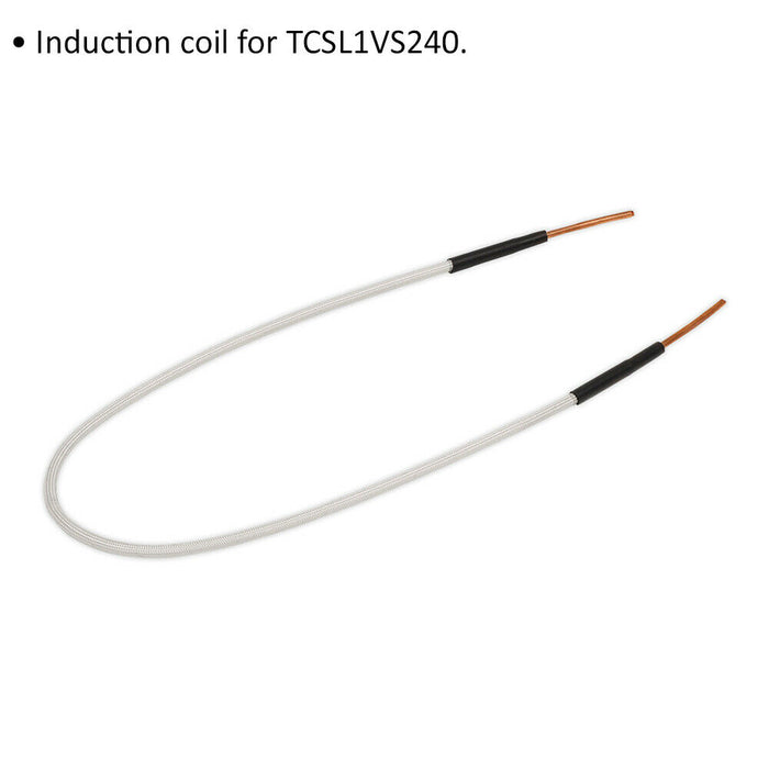 430mm U-Coil Induction Coil - Flameless Heat Gun Nozzle - Metal Bolt Forge Weld Loops