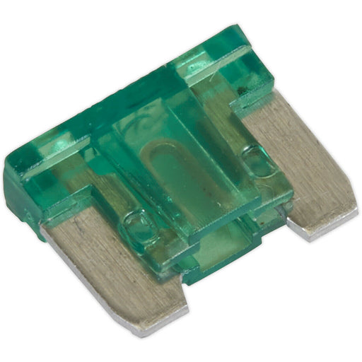 50 PACK 30A Automotive Micro Blade Fuse Pack - 2 Prong Vehicle Circuit Fuses Loops