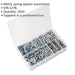 1010 Piece Spring Washer Assortment - M6 to M16 - Partitioned Storage Box Loops