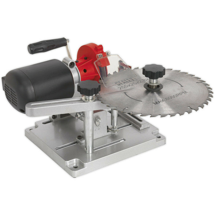 Bench Mounted Saw Blade Sharpener - Suitable for TCT Saw Blades - 110W Motor Loops