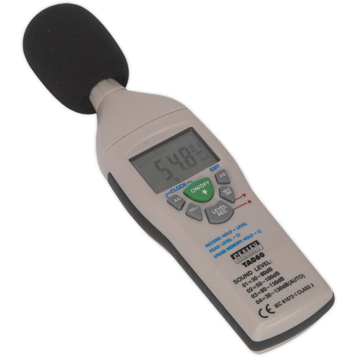 Sound Level Decibel Meter - High Quality Noise Measuring Tool - Digital Read Out Loops