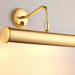 2 PACK LED Twin Picture Wall Light Brass Plate Dimmable 6.2W Bulb Lighting Bar Loops