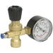 MIG Gas Regulator for Disposable Cylinders - 4bar Max. Pressure - Pressure Gauge Loops
