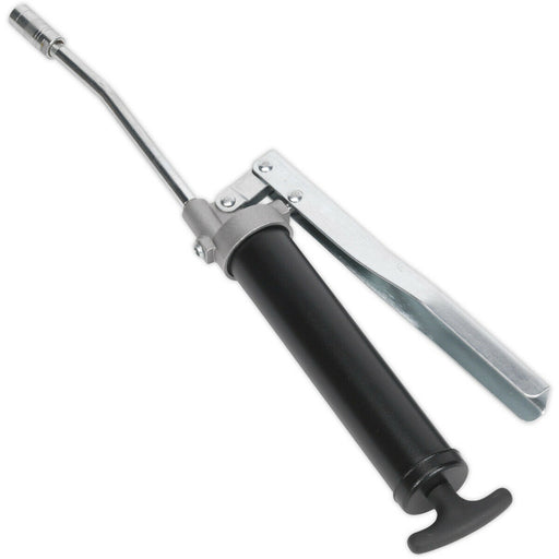 Lever Type Bulk Fill Mini Grease Gun - Die-Cast Pump Head - 150mm Delivery Tube Loops