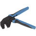 Angled Head Ratchet Crimping Tool - Insulated Terminals - Comfort Grip Handles Loops