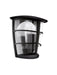 IP44 Outdoor Wall Light Black Modern Lantern 1x 60W E27 Bulb Porch Lamp Loops