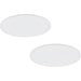 2 PACK 600mm Modern Ceiling Light White Slim Round Low Profile 36W LED 4000K Loops