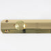 Extended Surface Mounted Flat Door Bolt Lock 355 x 36mm Polished Brass Loops