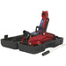 Short Chassis Trolley Jack - 2000kg Limit - 322mm Max Height - Case - Red Loops