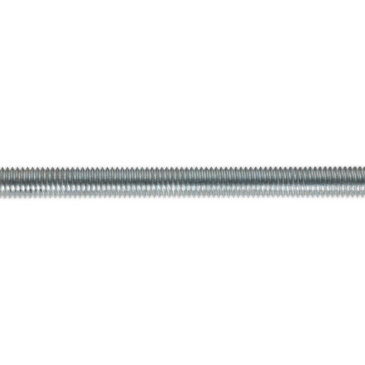 5 PACK Threaded Studding Rod - M8 x 1mm - Grade 8.8 Zinc Plated - DIN 975 Loops