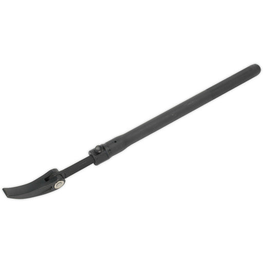 Extendable Heavy Duty Pry Bar - 600mm to 915mm - 180° Adjustable Locking Head Loops