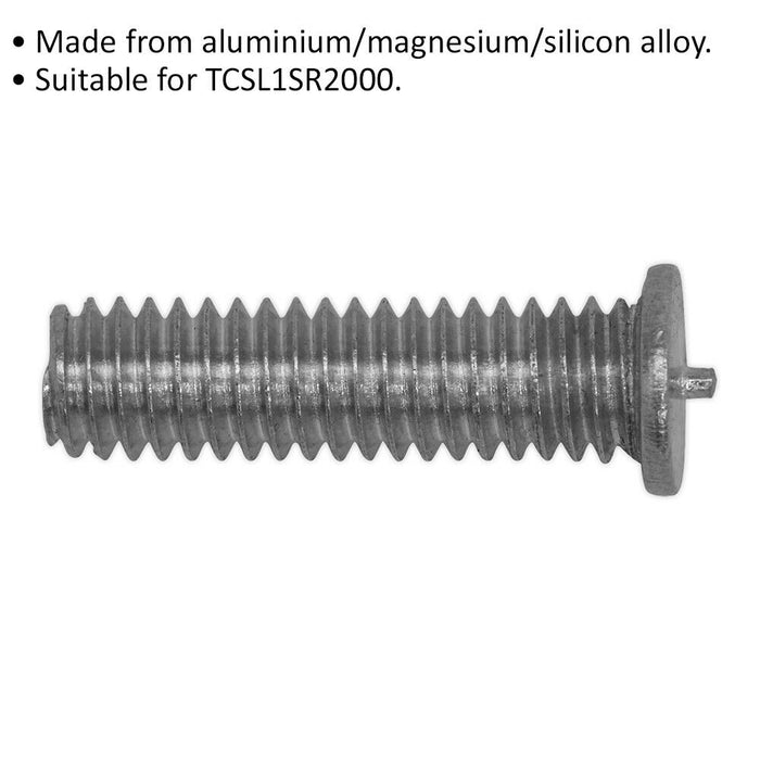 10 PACK - AL-MG-SI Welding Studs - 5mm x 15mm Aluminium Magnesium Silicon Alloy Loops