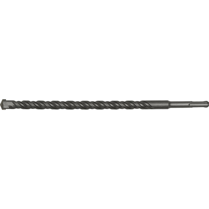 16 x 300mm SDS Plus Drill Bit - Fully Hardened & Ground - Smooth Drilling Loops