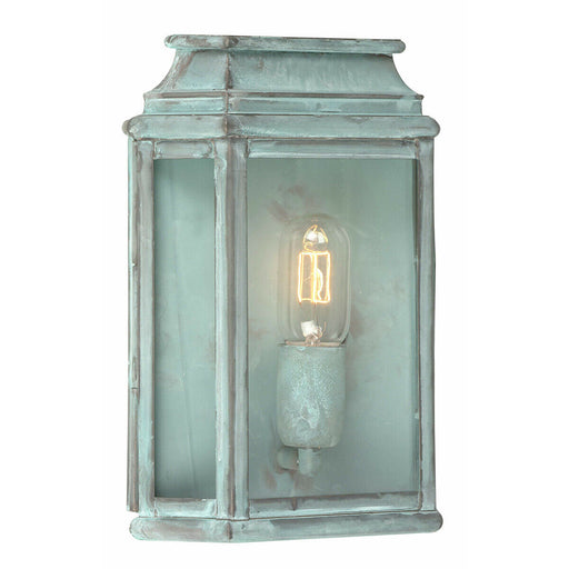 Outdoor IP44 Wall Light Sconce Verdigris LED E27 100W Bulb External d02507 Loops