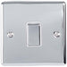 Light Switch Pack - 2x Single & 1x Double Gang - CHROME / Grey 2 Way 10A Loops