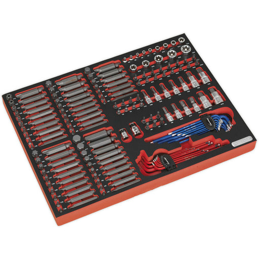 PREMIUM 177pc Specialised Bit & Socket Set with 530 x 397mm Tool Tray Security Loops