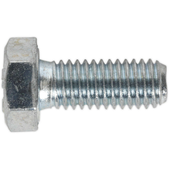 50 PACK HT Setscrew - M8 x 20mm - Grade 8.8 Zinc - Fully Threaded - DIN 933 Loops