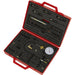 Diesel Engine Compression Test Kit - Glow Plugs & Injector Adaptors - Case Loops