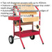 Masking Paper Dispenser Trolley - Holds 2 x 450mm Rolls - Two Storage Trays Loops