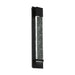 IP44 Outdoor Wall Light Black Long Bubble Glass 3.3W Built in LED Porch Lamp Loops