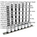 7pc Ball End Hex Socket Bit Set 3/8" Square Drive 3mm to 10mm - 110mm Long Shaft Loops