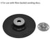 125mm Rubber Backing Pad - M14 x 2mm - Orbital Sanding & Polishing Disc Plate Loops
