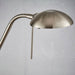 Mother & Child Floor Lamp Satin Chrome Tall Twin Light Dimmer Flexible Reading Loops