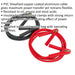 480A Booster Cables - 35mm² x 4.5m - Copper Coated Aluminium - Insulated Loops