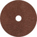25 PACK 115mm Fibre Backed Sanding Discs - 24 Grit Aluminium Oxide Round Sheet Loops