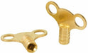 2 PACK Brass Square Socket Radiator Key - Bleed & Vent Maintenance Tool Loops
