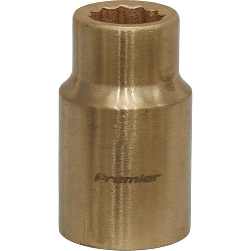 12mm Non-Sparking WallDrive Socket - 1/2" Square Drive - Beryllium Copper Loops