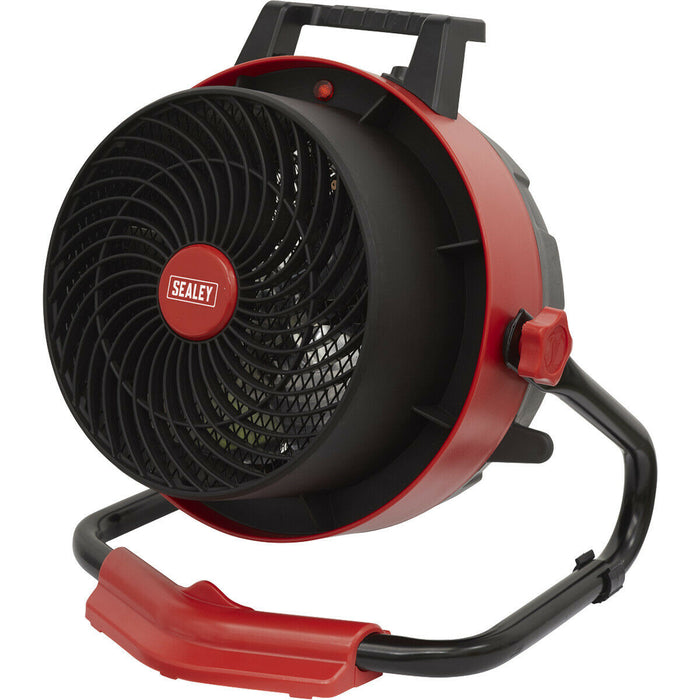 3000W Industrial Fan Heater - Fan Only Mode - Two Heat Settings - Portable Loops