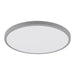 Wall / Ceiling Light Silver 400mm Round Surface Mounted 25W LED 4000K Loops