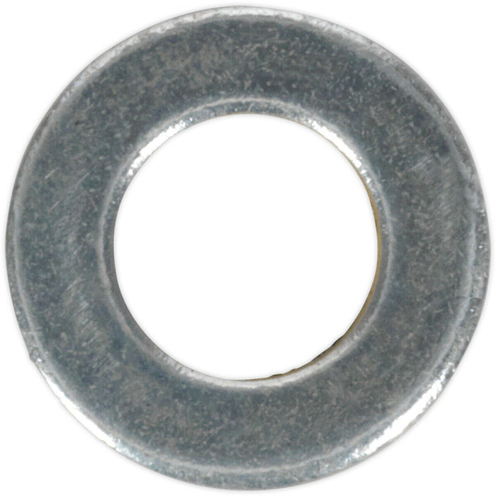 100 PACK Form A Flat Zinc Washer - M6 x 12mm - DIN 125 - Metric - Metal Spacer Loops