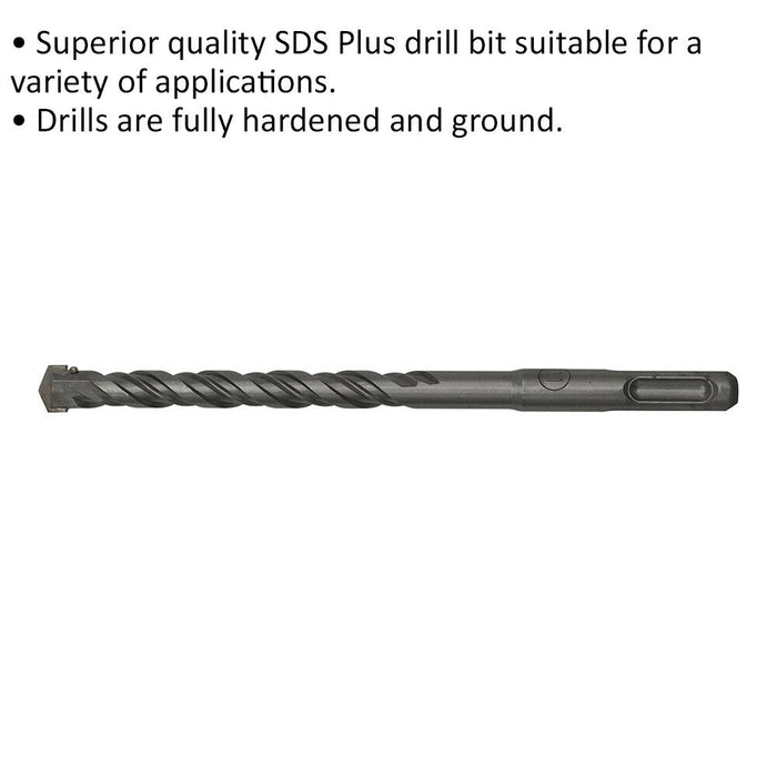 11 x 160mm SDS Plus Drill Bit - Fully Hardened & Ground - Smooth Drilling Loops