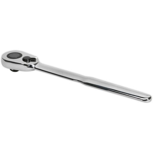 72-Tooth Low Profile Ratchet Wrench - 3/8 Inch Sq Drive - Slim Handled Wrench Loops