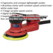 150mm Variable Speed Brushless Palm Sander 350W 230V Compact Lightweight Mains Loops