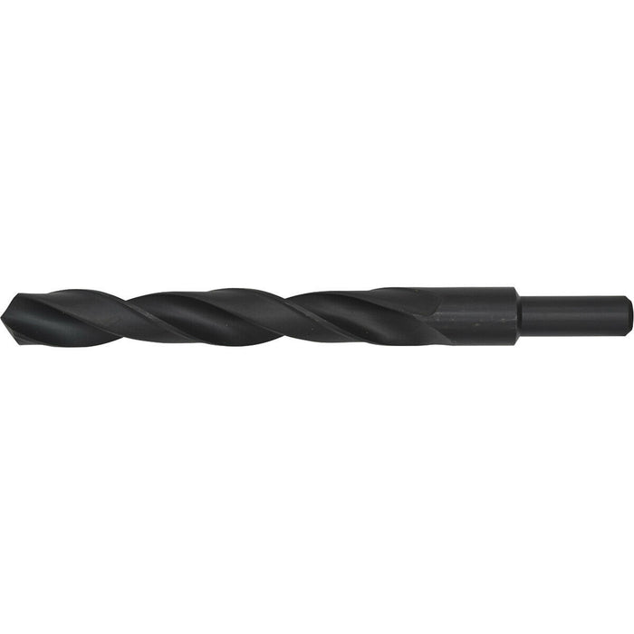 18.5 x 200mm HSS Roll Forged Blacksmith Drill Bit - Reduced Shank - 140mm Flute Loops