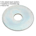 50 PACK - Zinc Plated Repair Washer - M10 x 50mm - Metric - Metal Spacer Loops