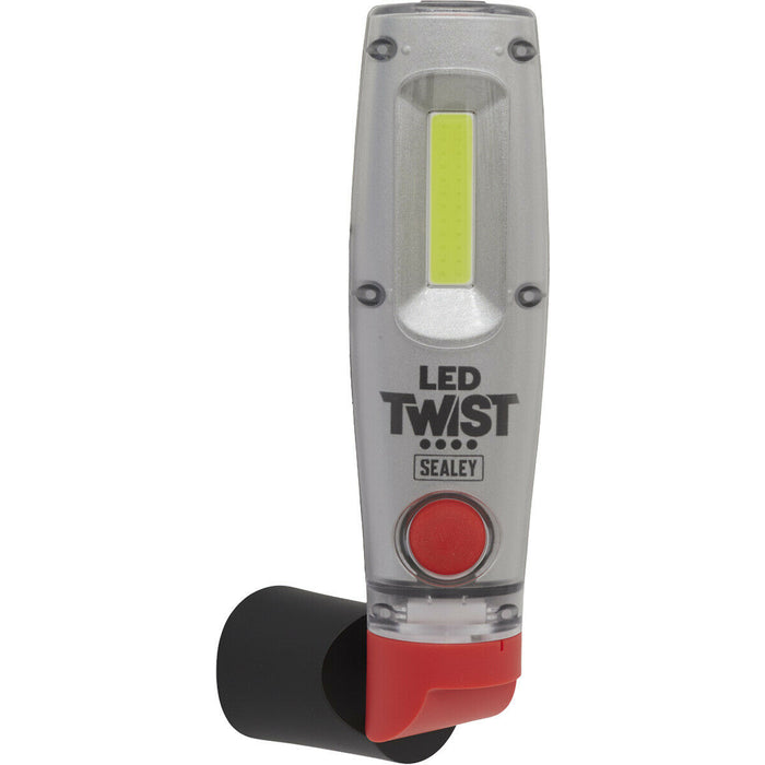 Rechargeable Inspection Light - 8W COB & 1W SMD LED - Flex & Twist Function Loops