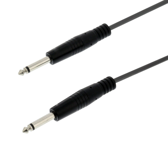 3m 6.35mm Mono Plug to Jack Pro SPEAKER CABLE OFC 16awg Loudspeaker Wire Lead Loops