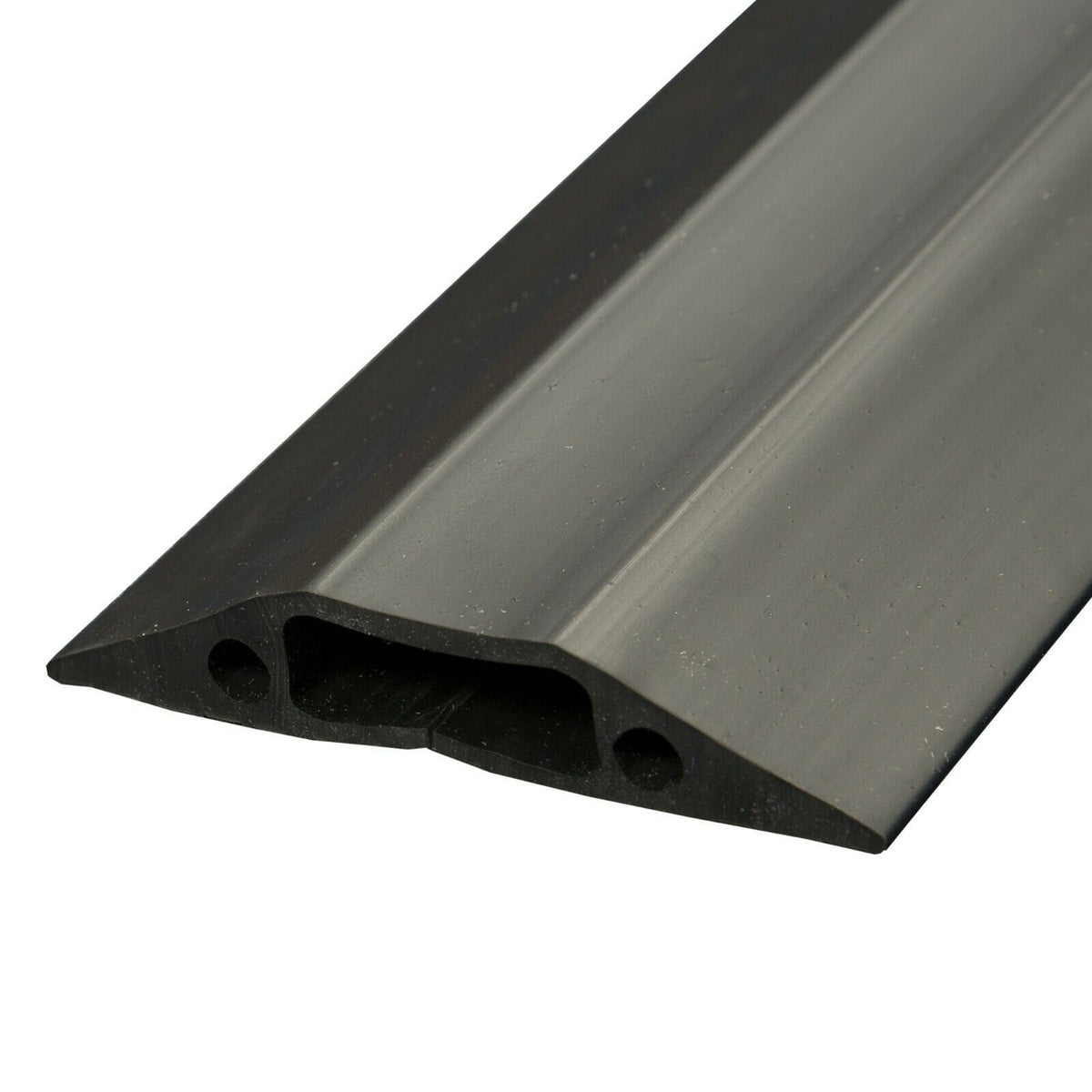 6m X 83mm Heavy Duty Rubber Floor Cable Cover Protector Twin Channel Conduit~5055538196478 01c Mp - View #5