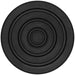 Safety Rubber Jack Pad - Type A Design - 137.5mm Circle - Fits Over Jack Saddle Loops