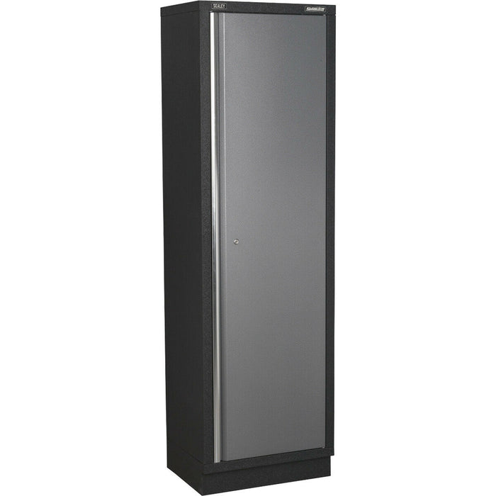 600mm Full Height Modular Floor Cabinet - Single Door - Four Adjustable Shelves Loops