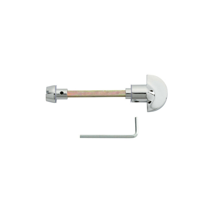 Spare Slim Thumbturn Lock and Release Handle 80mm Spindle Polished Chrome Loops